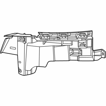 68694274AA Mopar BRACKET-FASCIA Illustration 1 of 1