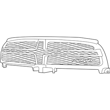 1SF03DX8AA Mopar Radiator Grille Illustration 1 of 1