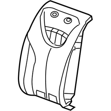 5LJ18DX9AA Mopar Rear Seat Back Cover Right Illustration 1 of 1