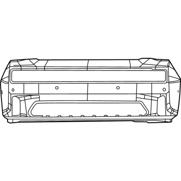 Dodge Charger Daytona Bumper - 68689008AC