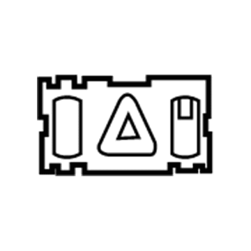 Chrysler Hazard Warning Switch - 5102614AA