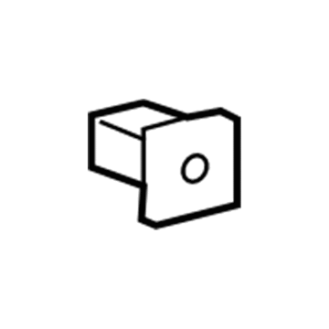 6507009AA Mopar Plastic Snap-in Nut Illustration 1 of 1