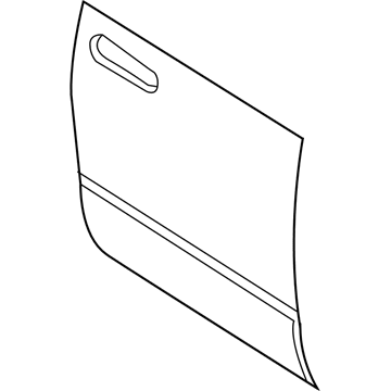 55276999AA Mopar Rear Door Outer Door Illustration 1 of 1