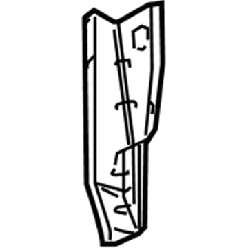 4719894AC Mopar Extension-D Pillar Lower Illustration 1 of 1