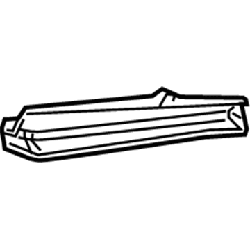 4719864AB Mopar REINFMNT-Quarter Panel Belt Bar Illustration 1 of 1