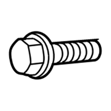 6102225AA Mopar Hexagon Head Bolt Illustration 1 of 1