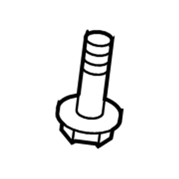 6510880AA Mopar Bolt-HEXAGON FLANGE Head Illustration 1 of 1