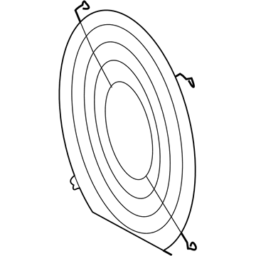 5104121AA Mopar Grille-Air Inlet Illustration 1 of 1