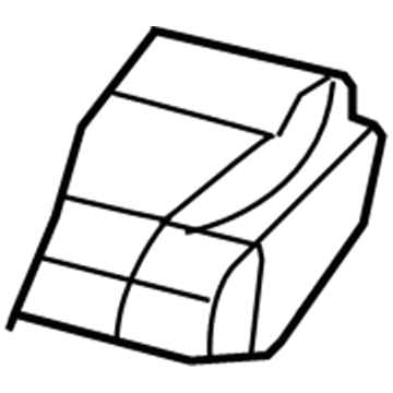 Jeep Wrangler Seat Cushion - 68002968AA