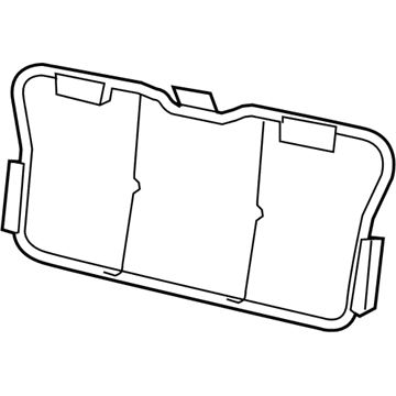 68002962AA Mopar Frame-Rear Seat Back Illustration 1 of 1