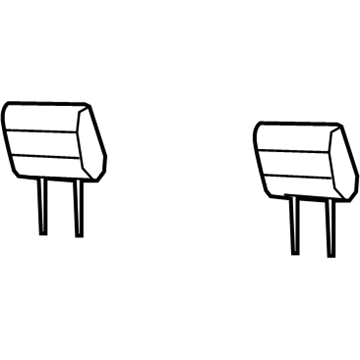 5MG85DX9AA Mopar HEADREST-Rear Illustration 1 of 1