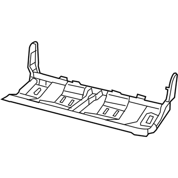 Mopar 68002957AA Rear Seat Cushion Frame 68002957AA Mopar Rear Seat Cushion Frame Illustration 1 of 1