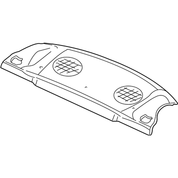 UG53WL8AA Mopar Panel-Shelf Trim Illustration 1 of 1
