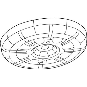 4721083AD Mopar Spare Tire Cover Illustration 1 of 1