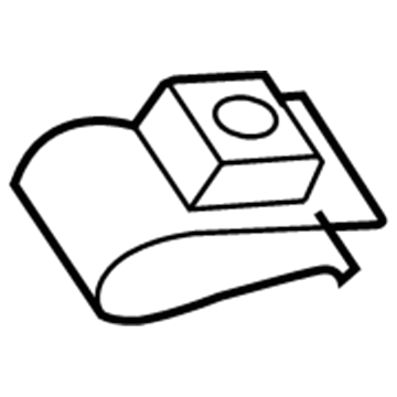 5098844AB Mopar Nut-Clip-On Illustration 1 of 1
