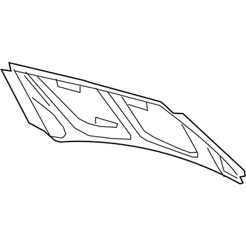 68086354AB Mopar Hood Silencer Illustration 1 of 1
