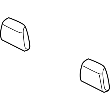 Mopar 1EY681D5AA HEADREST-Rear 1EY681D5AA Mopar HEADREST-Rear Illustration 1 of 1
