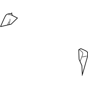 Mopar 1KS191D5AA Rear Seat Back 1KS191D5AA Mopar Rear Seat Back Illustration 1 of 1