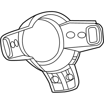 1TE63DX9AB Mopar Steering Wheel Back Cover Illustration 1 of 1