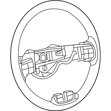1TE61DX9AC Mopar Steering Wheel Illustration 1 of 1