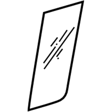 Mopar 55257230AE Quarter Window Glass 55257230AE Mopar Quarter Window Glass Illustration 1 of 1