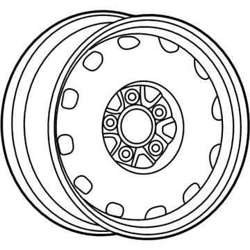 Jeep Compass Spare Wheel - YX87S4AAA