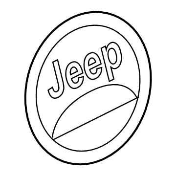 55157317AB Mopar Medallion Illustration 1 of 1