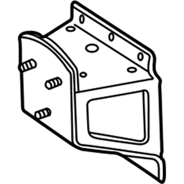 55175913AE Mopar Spare Tire Bracket Illustration 1 of 1