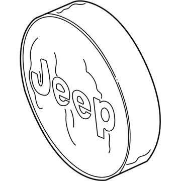 1997 Jeep Wrangler Wheel Cover - 5FF57TTB
