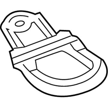 Mopar 55398121AA Tow Hook 55398121AA Mopar Tow Hook Illustration 1 of 1