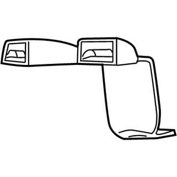 1AN211X5AB Mopar Seat Belt Buckle Assembly Illustration 1 of 1