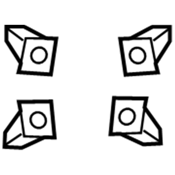 68188290AA Mopar Shoe Kit-APPLIQUE Illustration 1 of 1