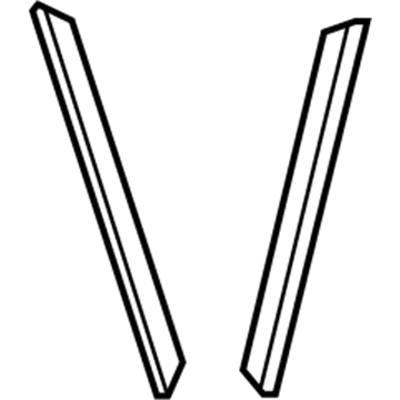 Mopar 68187878AA Side Cove-APPLIQUE 68187878AA Mopar Side Cove-APPLIQUE Illustration 1 of 1