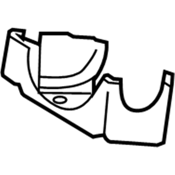 2000 Dodge Ram 1500 Steering Column Cover - KJ95JX8AB