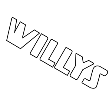 5SE86RXFAA Mopar Hood Decal Illustration 1 of 1