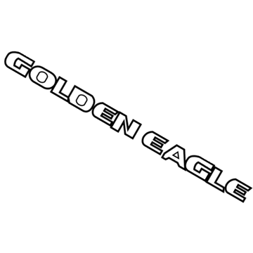 6NJ911XFAA Mopar Decal-Hood Side Illustration 1 of 1