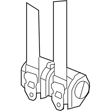 2013 Chrysler 200 Seat Belt - 1JV77HL1AA