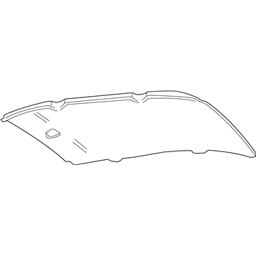 Mopar 1AP58BD1AA None Headliner 1AP58BD1AA Mopar None Headliner Illustration 1 of 1