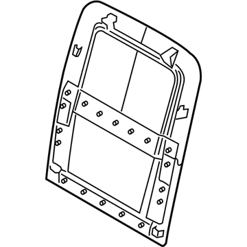 1LQ98HL1AA Mopar Seat Back Panel Illustration 1 of 1