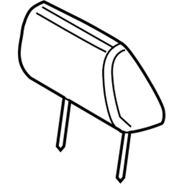 1UK76DX9AB Mopar Front Headrest Illustration 1 of 1
