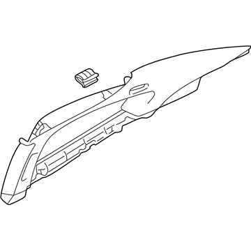 MR641709 Mopar Quarter Panel Illustration 1 of 1
