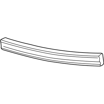 4574812AC Mopar Front Bumper Beam Illustration 1 of 1
