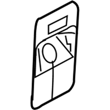 68042944AA Mopar Center Console Bezel Illustration 1 of 1