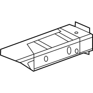 68254163AC Mopar Rear Rail Illustration 1 of 1