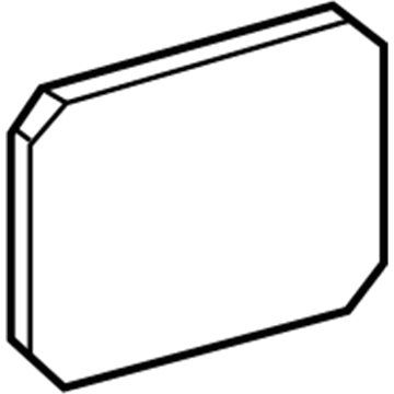 Mopar 5122515AA Shield-Door 5122515AA Mopar Shield-Door Illustration 1 of 1