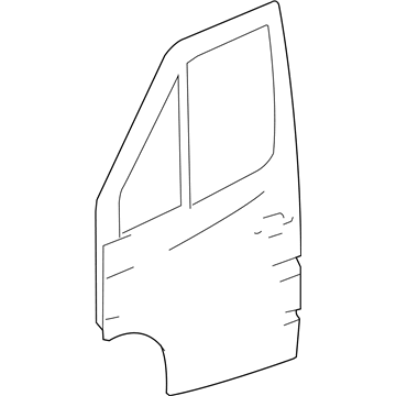 5123672AB Mopar Front Door Illustration 1 of 1