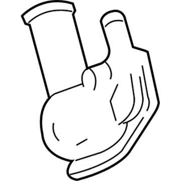 2005 Jeep Liberty Thermostat Housing - 53010553AB