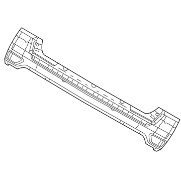 Jeep Compass Bumper - 68109898AC