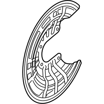 Ram Brake Dust Shield - 68330564AC