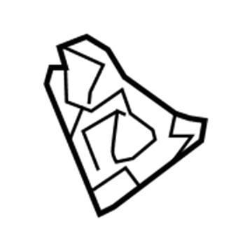 4389830AC Mopar Bracket-Folding Top Mounting Plate Illustration 1 of 1